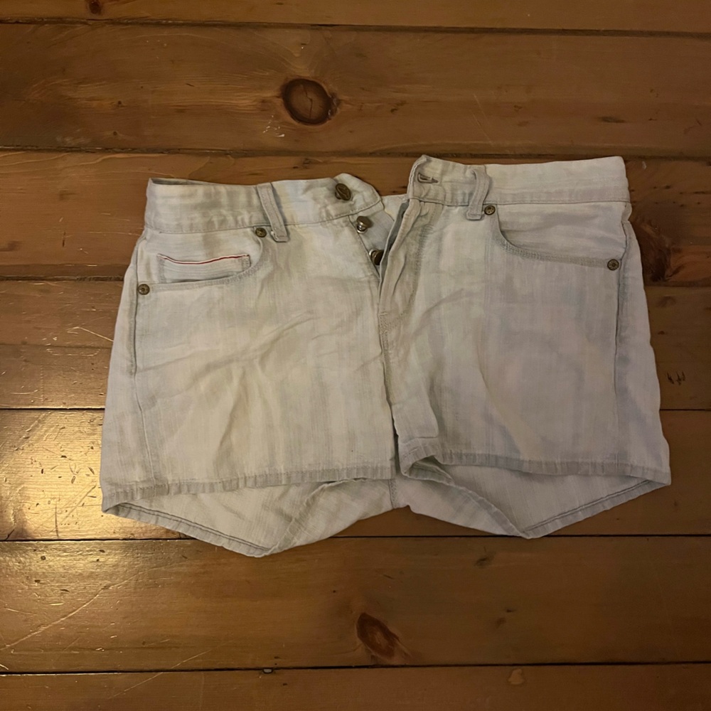 Women's Light Blue Denim Shorts